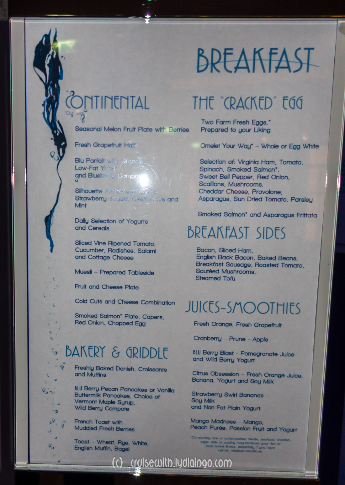 Breakfast in Blu Cruise Critic Message Board Forums